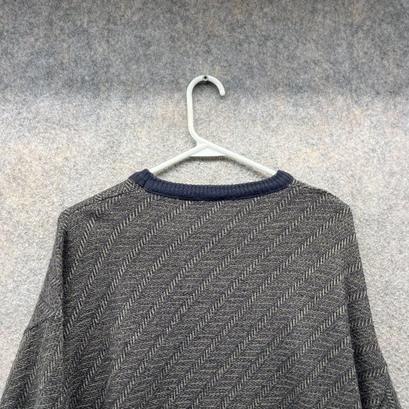 Field Masters Sweater Men Large Vintage Italy Blue Crewneck Pullover Acrylic - Picture 10 of 11